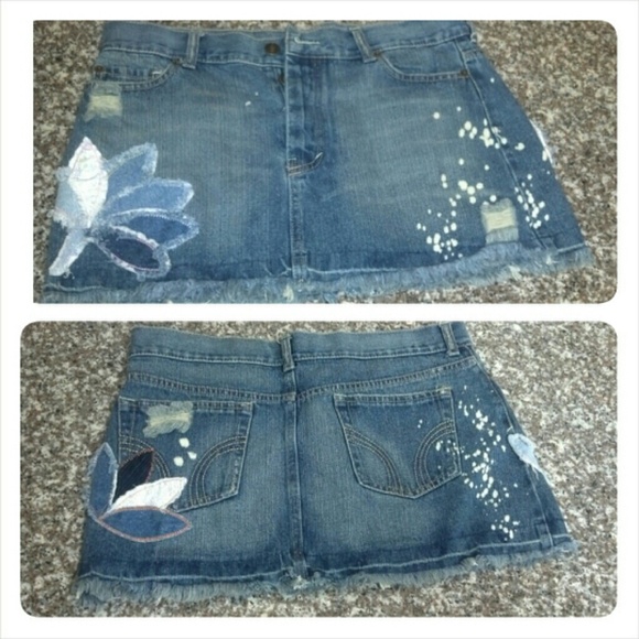 Blue jean  skirt
