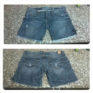 Denim shorts