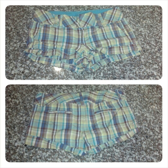 Plaid shorts