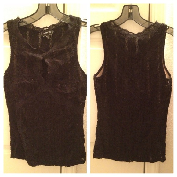 Bebe lacy top