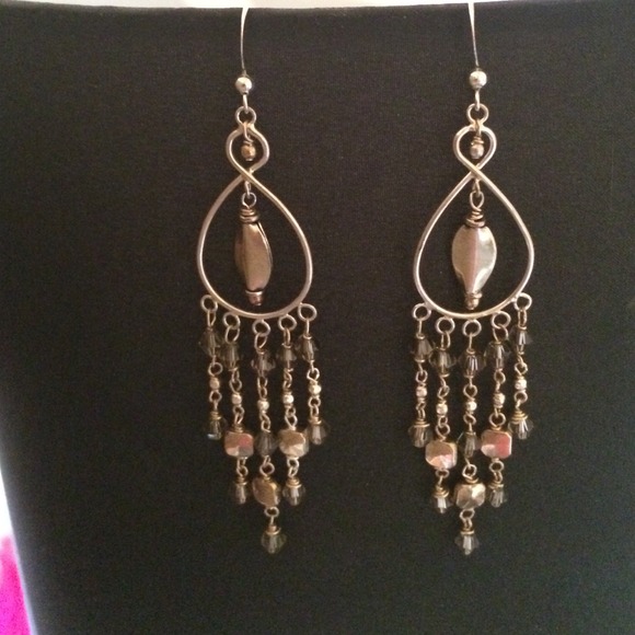 Must have silver & Swarovski earrings