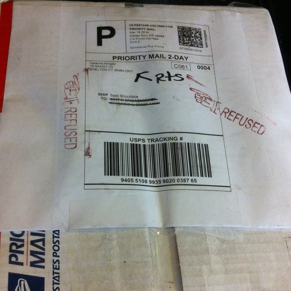 returned package - Picture 2 of 2