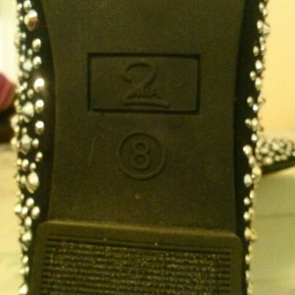 Silver Studded Flats - Picture 3 of 4