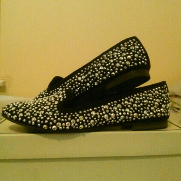 Silver Studded Flats - Picture 4 of 4