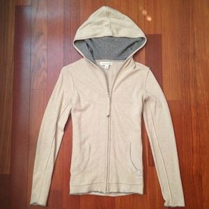Banana Republic cashmere zip up hoodie