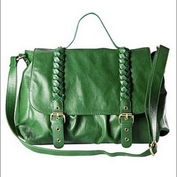 H&M Handbags - Green Satchel Bag