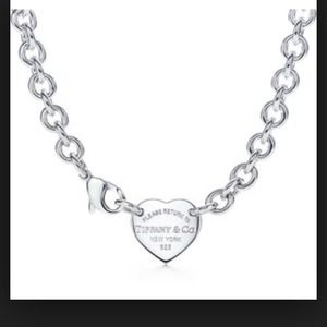 Return to Tiffany heart tag choker Sterling Silver