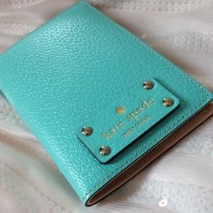 Leather Kate Spade passport holder