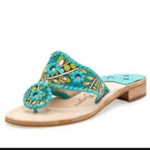SOLD‼️Jack Rogers Vera Bradley edition- Turquoise