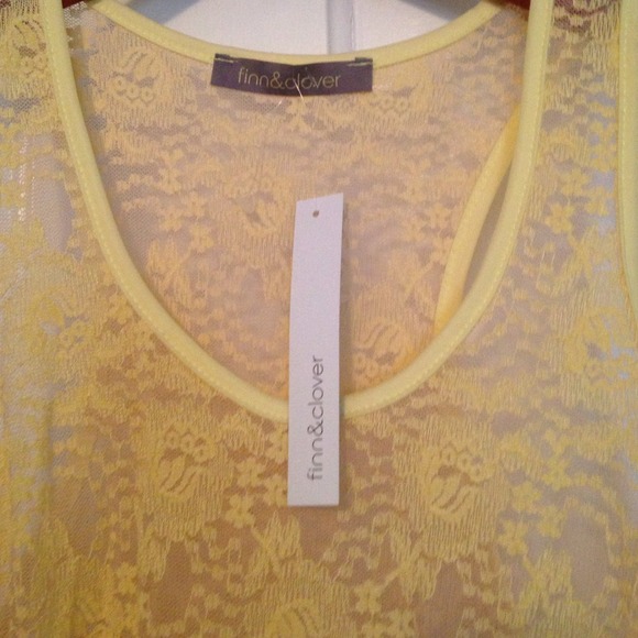 Flowy/ yellow / mustard / see thru top! - Picture 2 of 3