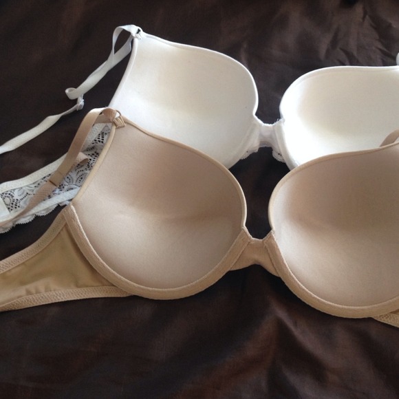 White and beige bra - Picture 2 of 3