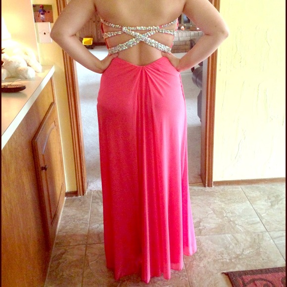 Coral Prom Dress