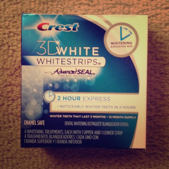 NEW 3 Crest 3D White 2HR Express Whitestrips - Picture 1 of 3