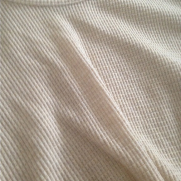 Free people long sleeve waffle sweater thermal - Picture 4 of 4