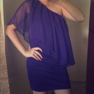 RESERVED! Forever 21 Dress with sheer ruffle