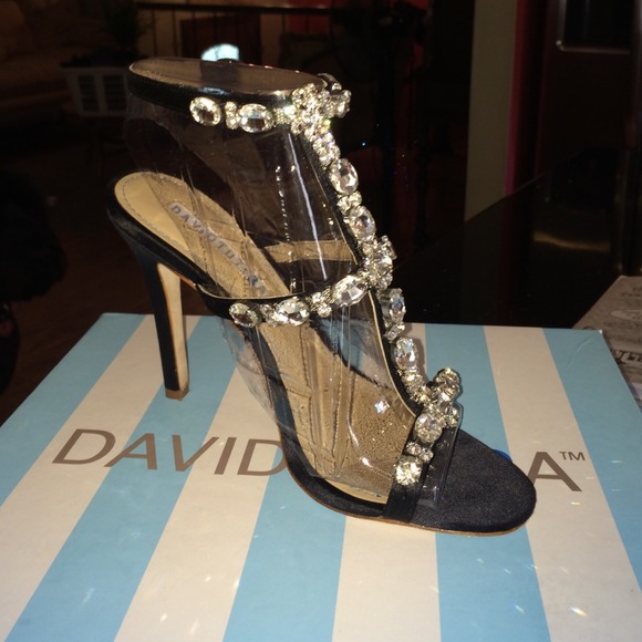 David Tutera Crystal Evening Sandals