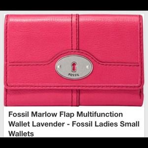 Pink Fossil Wallet
