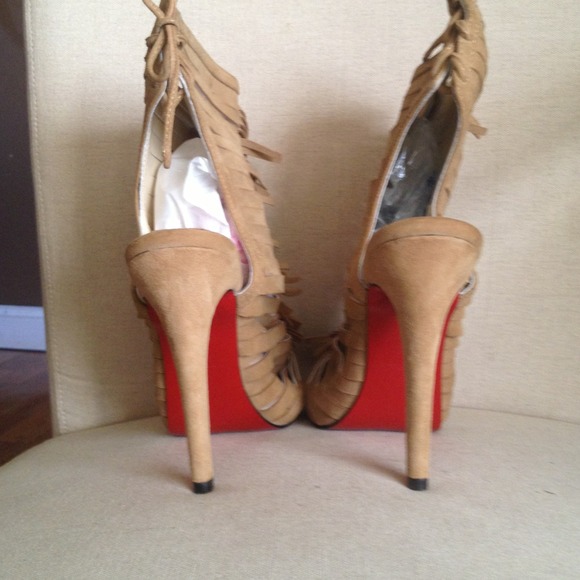Christian Louboutin Deva Fringed booties Sz 9