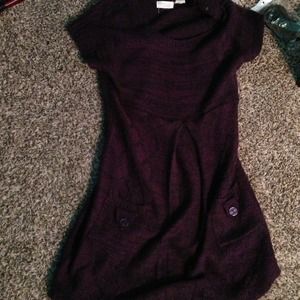 Purple Sweater Dress