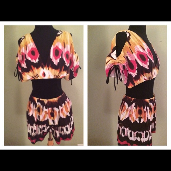 Multi-Colored Shorts Rumper