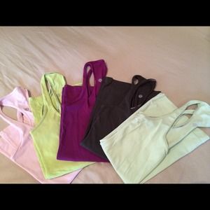 Lululemon size 4 Cool Racerback tanks