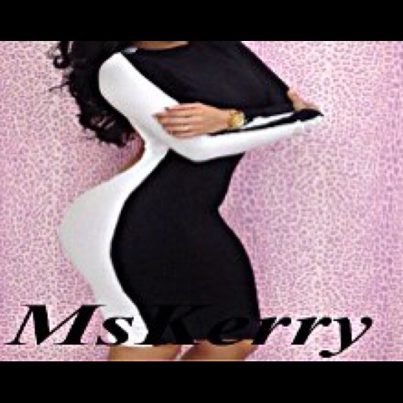 Back out fitted dress