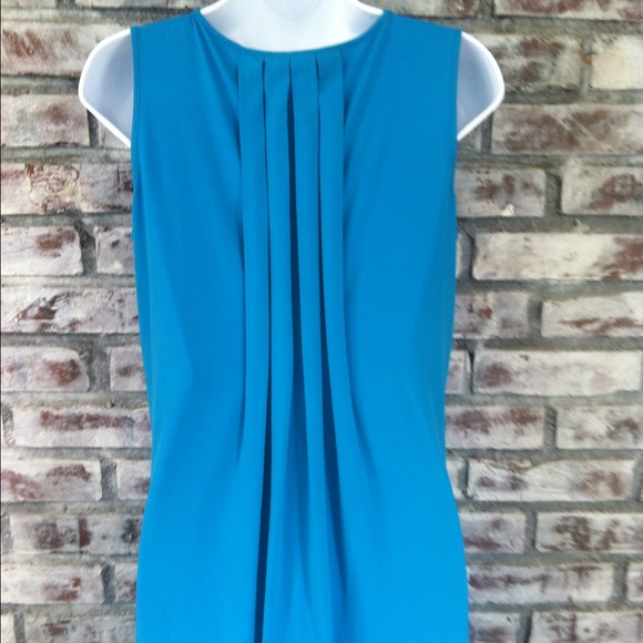HP Calvin Klein Turquoise Diamond Shift Dress - Picture 3 of 4