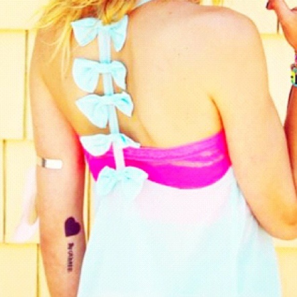 LF bow-back sheer lavender tank - Picture 3 of 3