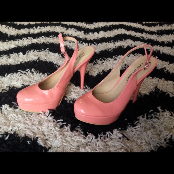 Coral Round Toe Pumps