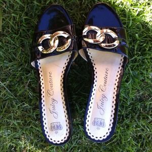⚡️8 1/2 Juicy Couture black sandals
