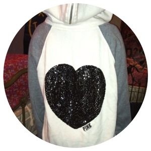 RARE💎 VICTORIA SECRET BLING ZIP UP HOODIE💎