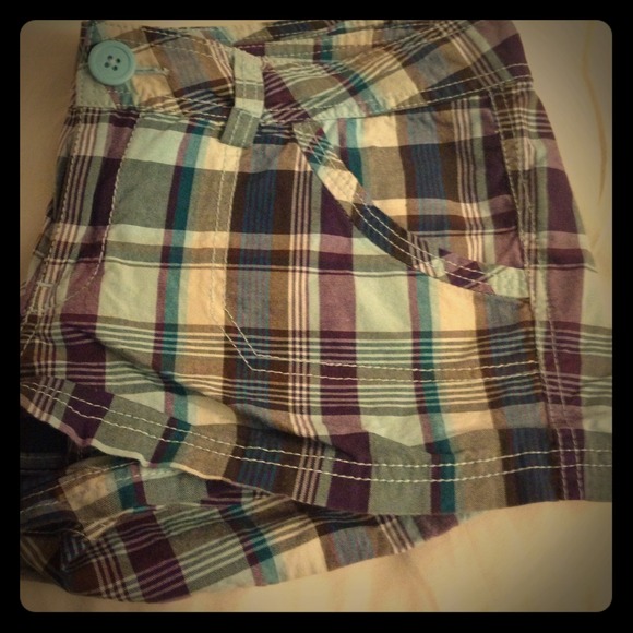 Plaid shorts