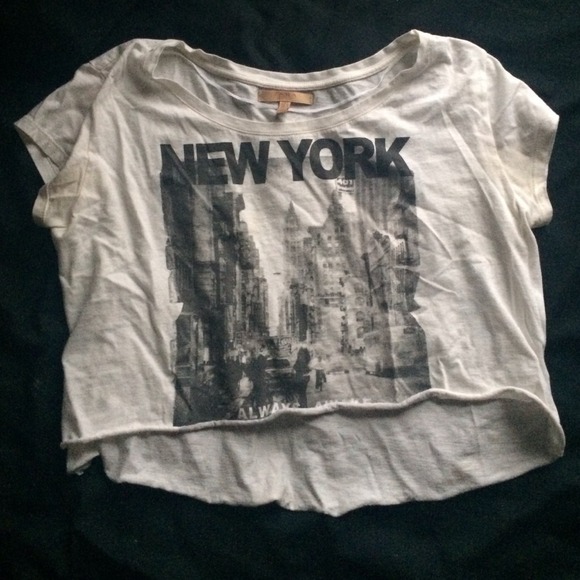 New York crop top