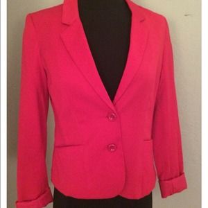 Bright Red Blazer