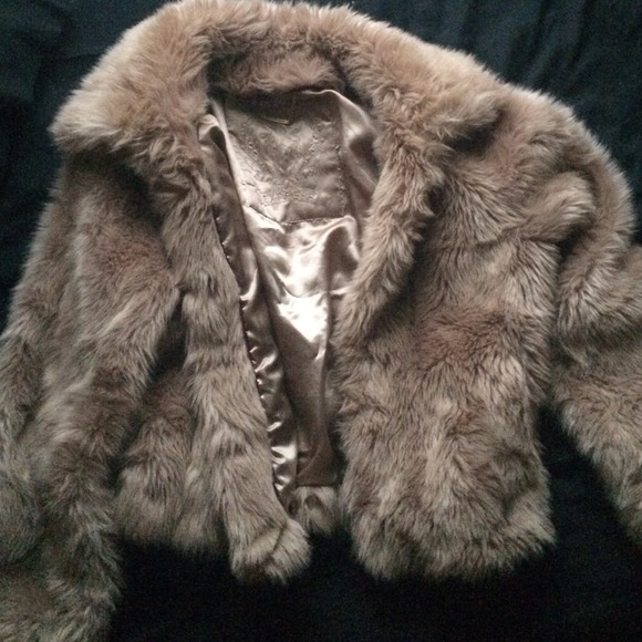 Faux fur coat