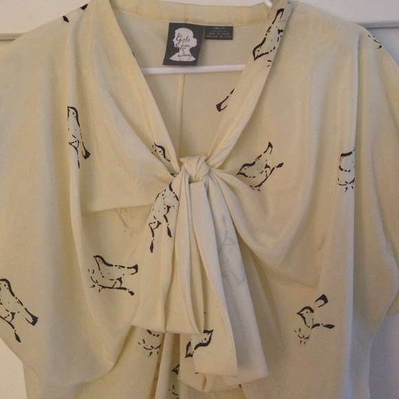 Anthropologie Bluebird blouse - Picture 2 of 4