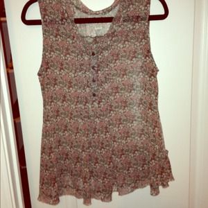 Medium floral printed top