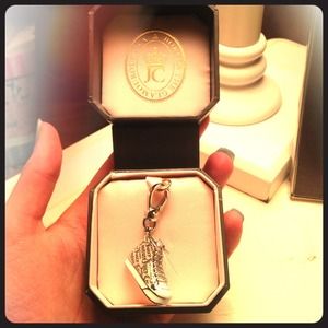 Juicy Couture silver hightop charm