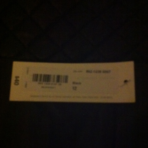 Black Leather Skirt - Picture 3 of 3