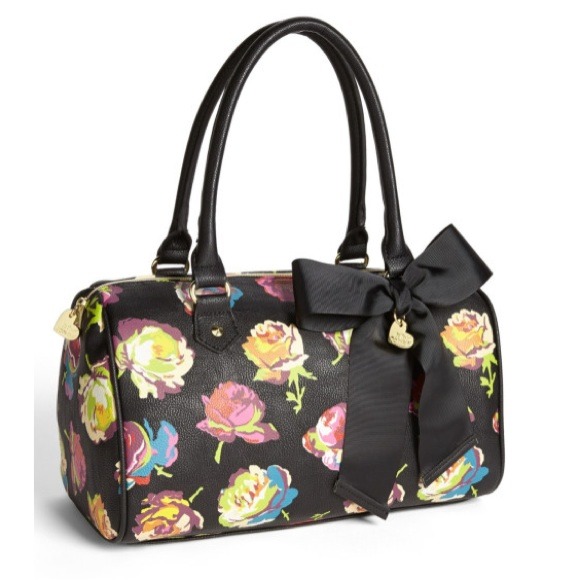 🚫 SOLD!🚫NWT BETSEY JOHNSON Large Floral Satchel