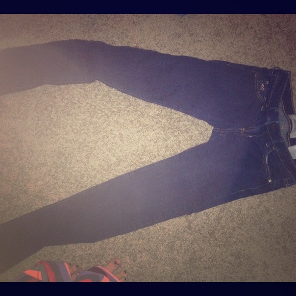 Dark blue hollister jeans