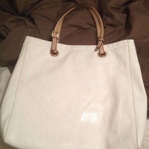 Mk large white tote