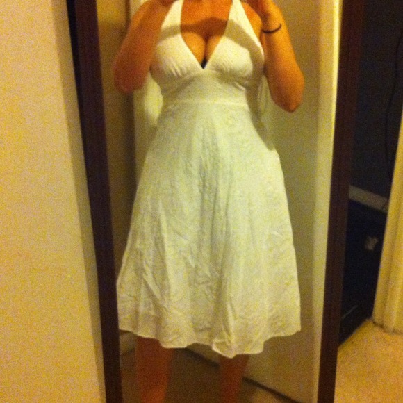 Beautiful white summer dress