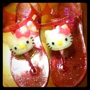 Hello Kitty sandals.