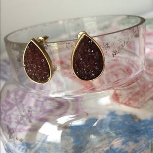 💫Druzy Teardrop Earrings