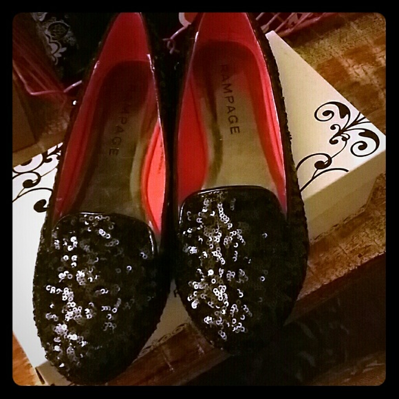 Sparkly flats