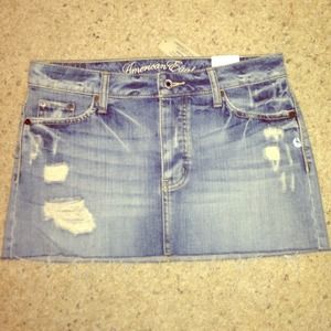 American eagle denim skirt