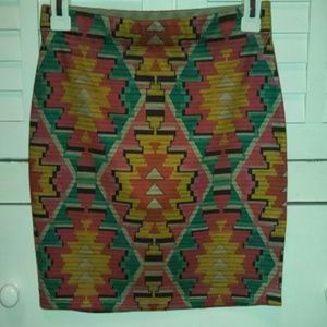 Tribal mini skirt