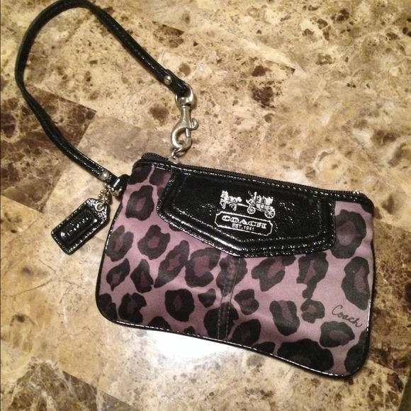 Authentic coach wristlet