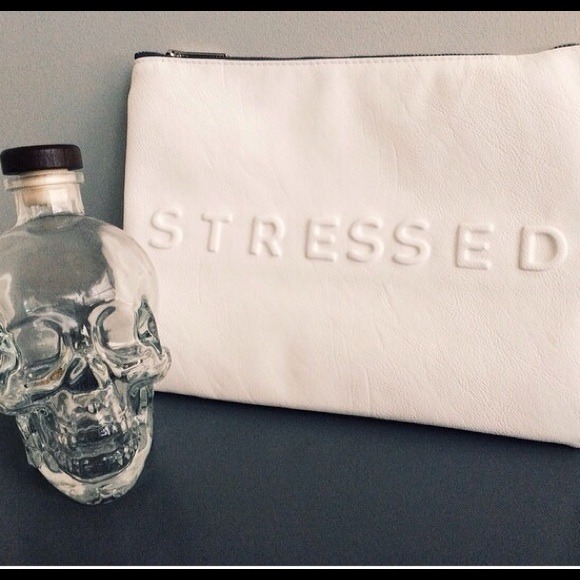 Stressed But Well Dressed Zara clutch